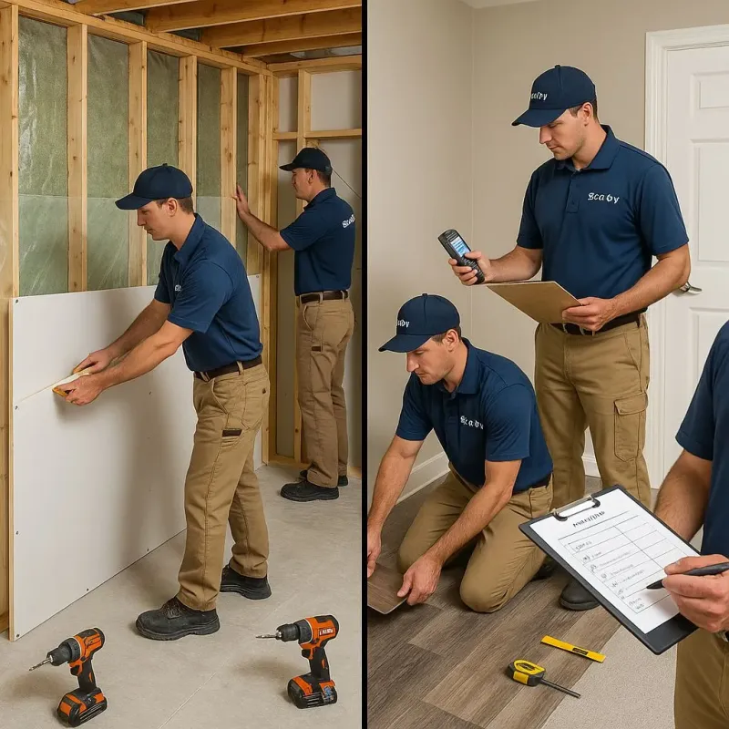 Repairs and Reconstruction process in Wailua, HI